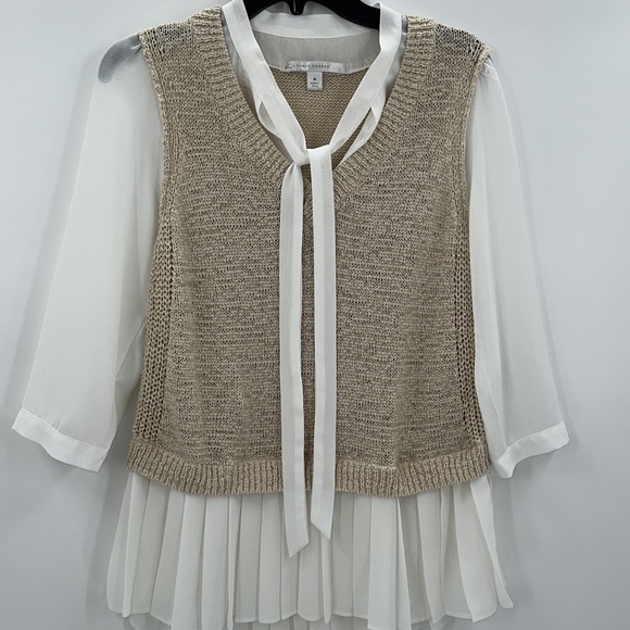 LC Lauren Conrad Tops - Lauren Conrad Blouse/Sweater Combo
